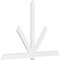 Ekena Millwork Kennewick Architectural Grade PVC Gable Bracket, 108"W x 72"H x 2"D x 6"F, 16/12 Pitch GBP108X72X0206KEN00 - alternate 1